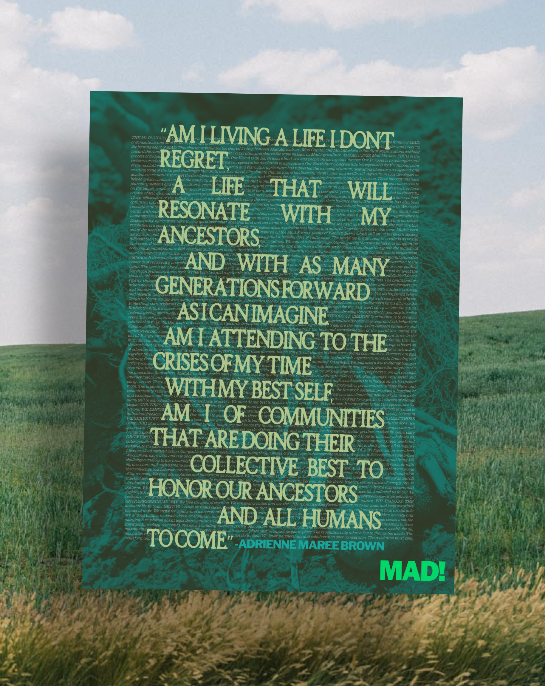 MAD! Adrianne Maree Brown Poster